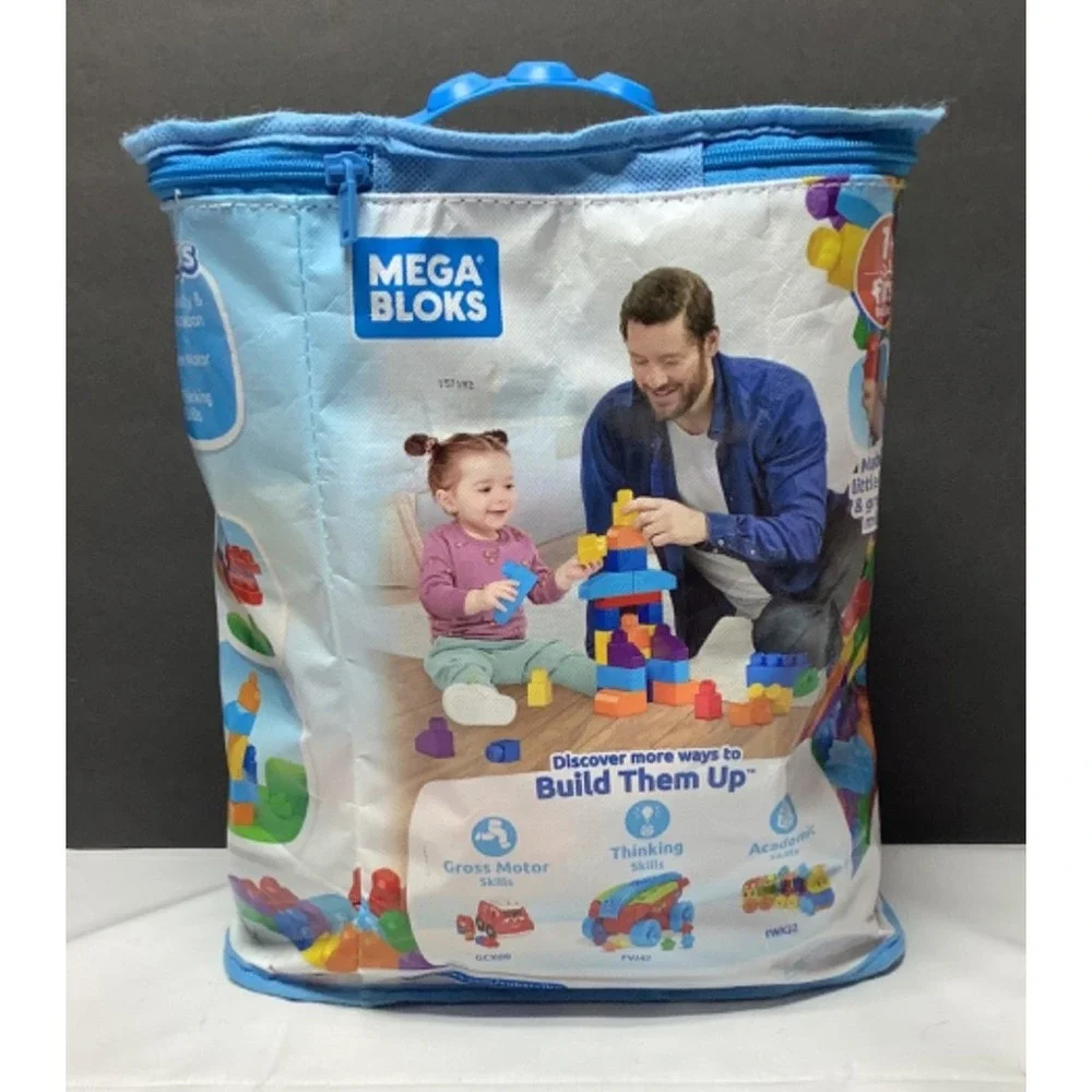 Fisher-Price Mega Bloks First Builders Big Building Bag 85 Pcs